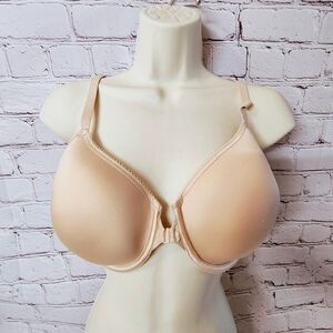 Wacoal Basic Beauty Front Closure Plunge Bra 38C Nude